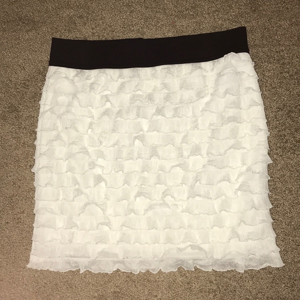 White skirt
